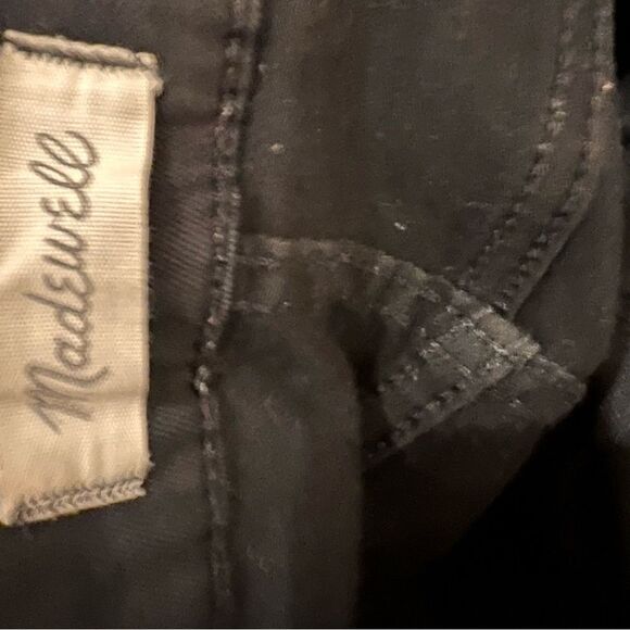 Madewell Velvet Tuxedo Stripe Hi-rise Skinny Black Jeans 27 - Picture 8 of 11